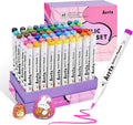 Arrtx Paint Markers 60 Colors Acrylic Paint Pens - Versatile Art Set