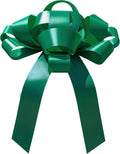 CarBowz Big Car Bow 30in Green - Ready-Made Festive Accent