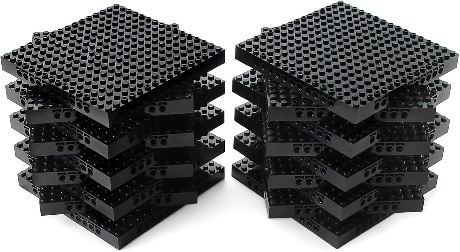Feleph 18pcs 5in Base Brick Plates for Pixel Art and DIY Projects