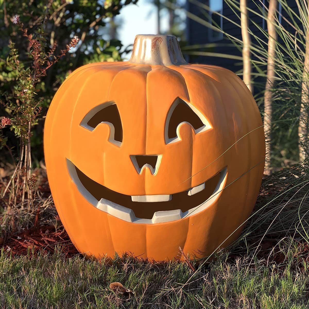 Lighted Jack O' Lantern - Extra Large Halloween Pumpkin Decor
