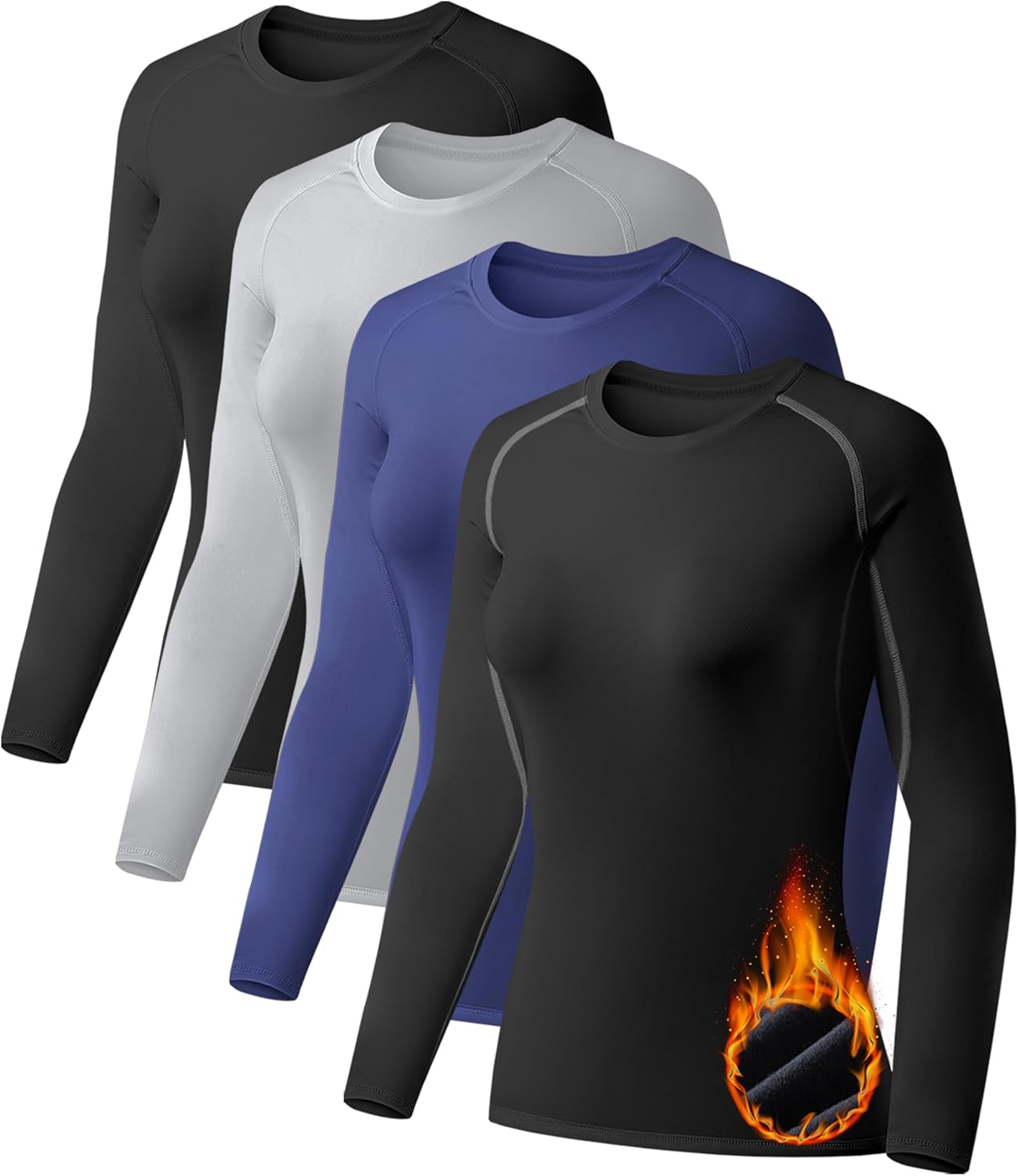 TELALEO Women's Thermal Shirts for Cold Weather Activities