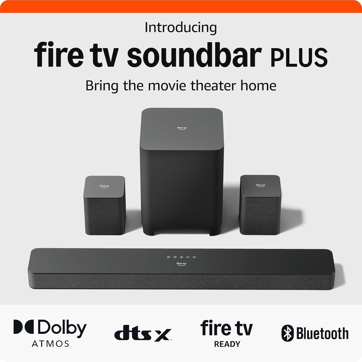 Immersive  Fire TV Soundbar 5.1 with Dolby Atmos