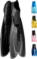 Cressi Adult Snorkeling Fins: Comfortable Full Foot Pocket