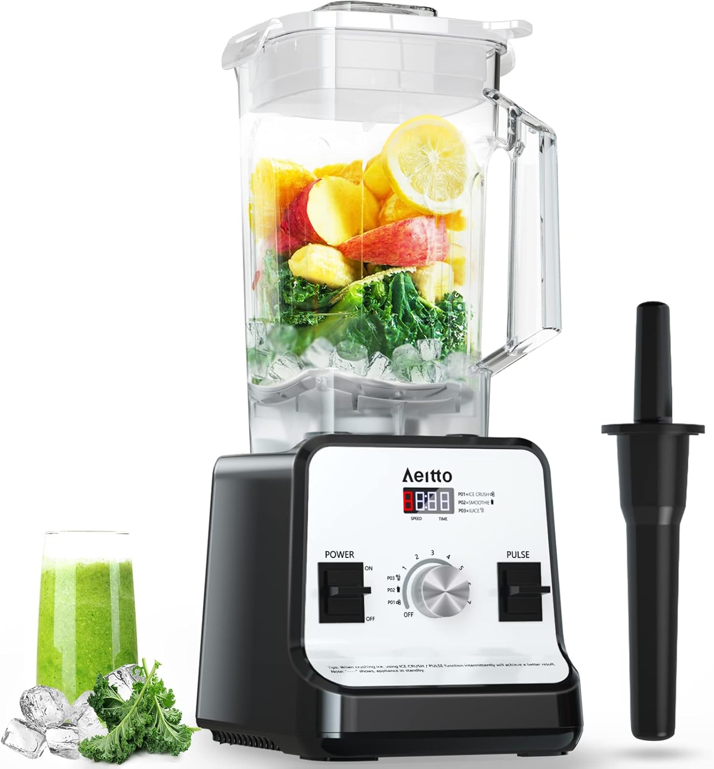 Aeitto Blender with 1500-Watt Motor and 68 Oz Capacity