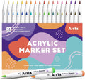 Acrylic Paint Pens Basic Series 36D - Brush Tip Markers for Crafts