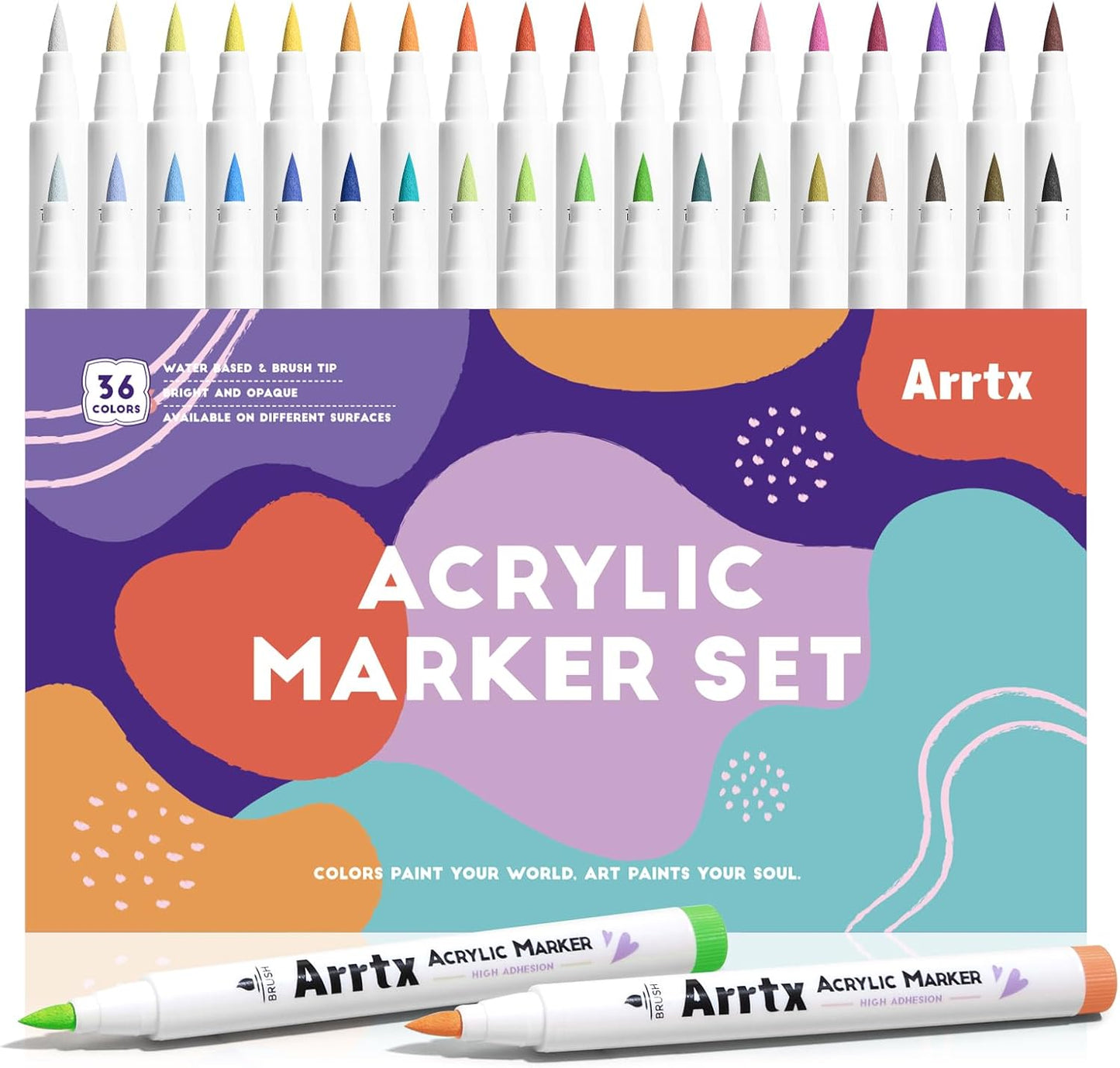 Arrtx Acrylic Paint Pens Basic Series for Creative Projects