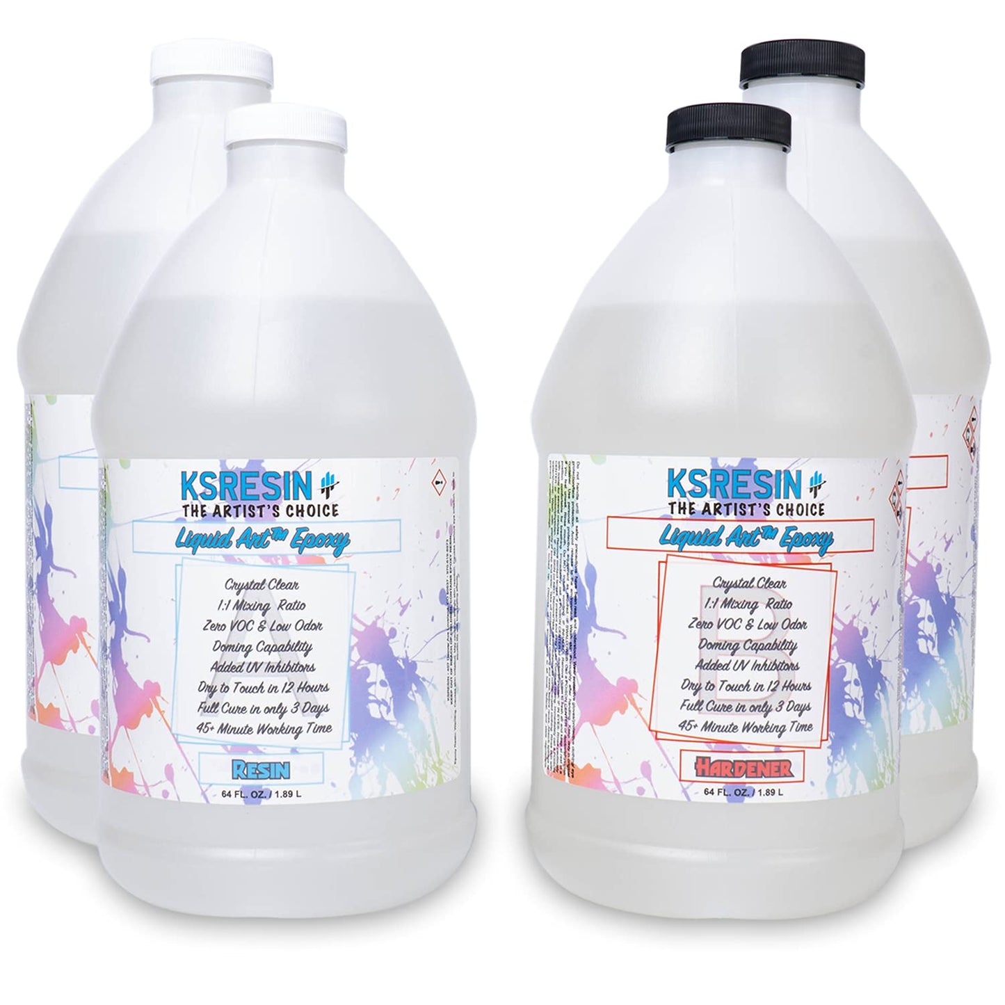 Liquid Art Clear Epoxy Resin Coating for Canvas & Wood Art