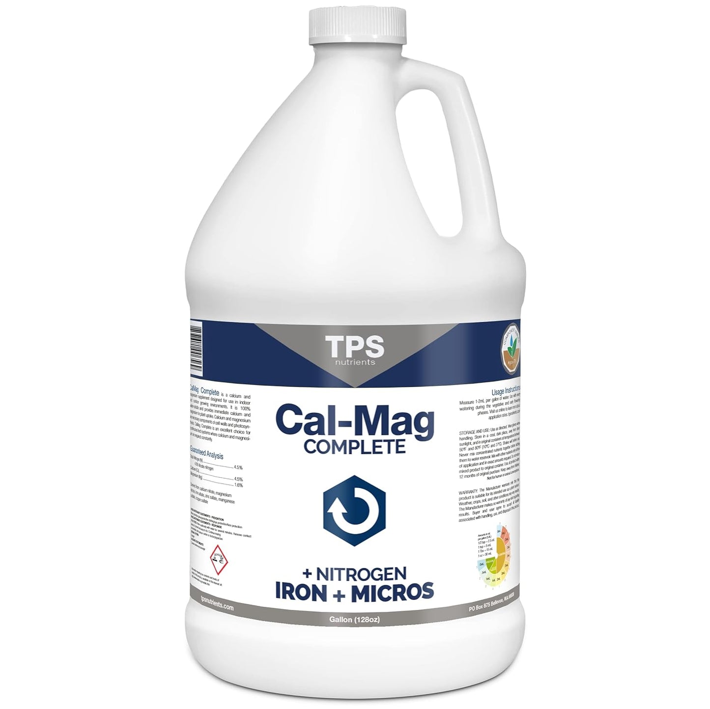 TPS Nutrients Cal-Mag Complete Fertilizer for Healthy Plants