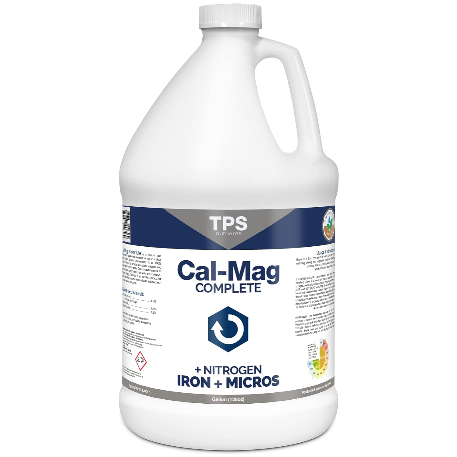 TPS Nutrients Cal-Mag Complete Fertilizer for Healthy Plants