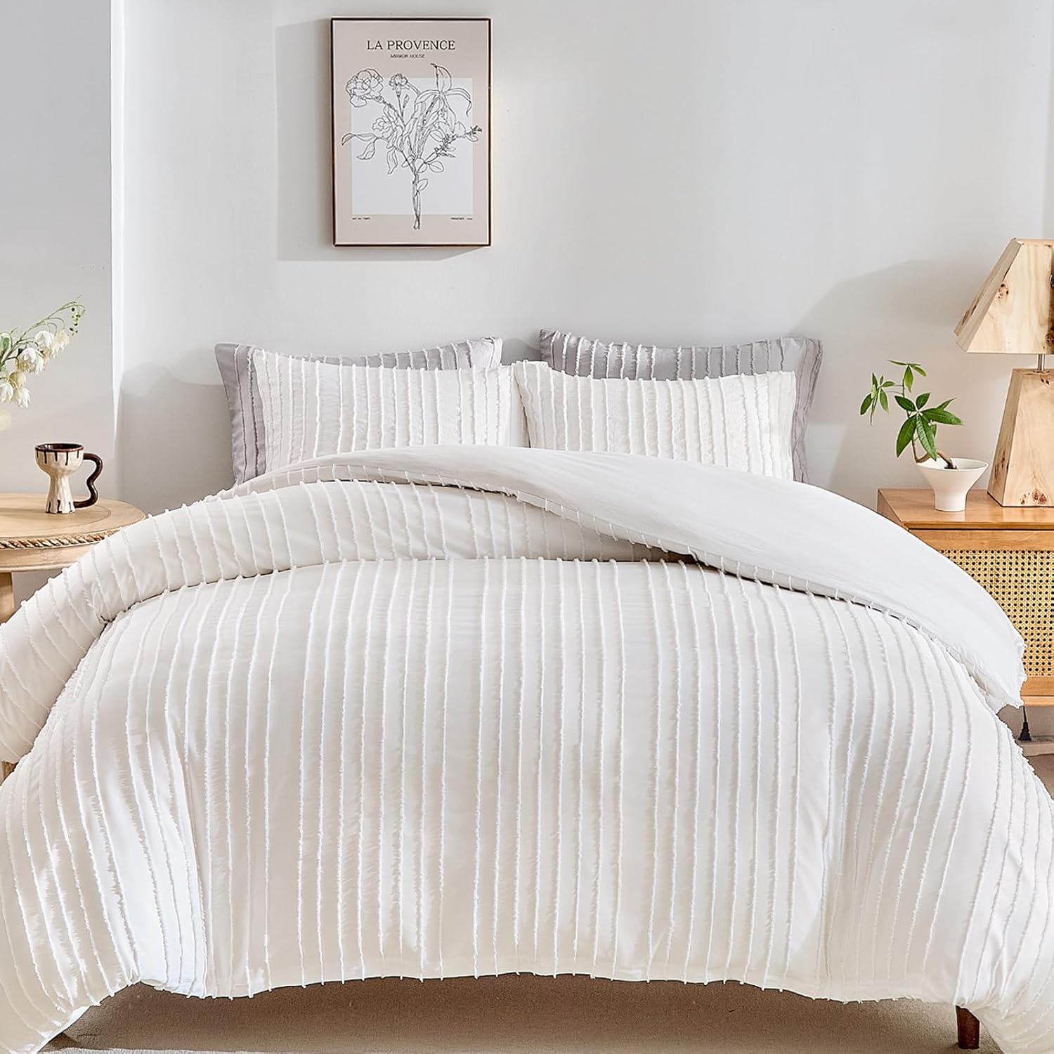 Boho Duvet Cover Set Full Size by WARMDERN - Soft & Stylish