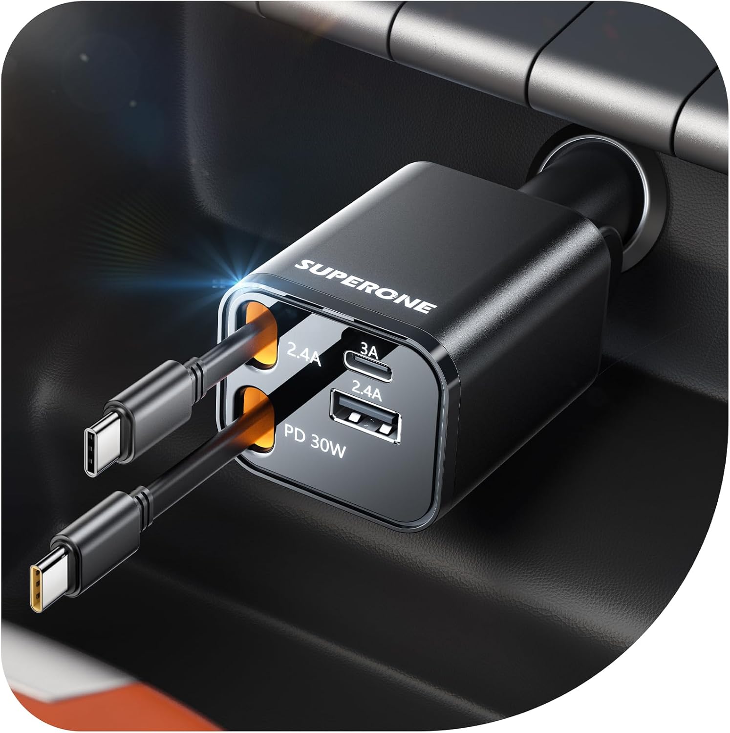 Fast Charge Your iPhone 16 in the Car with SUPERONE!