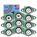 Pillow Block Bearing UCFL201-8 - Durable Chrome Steel Pack of 10