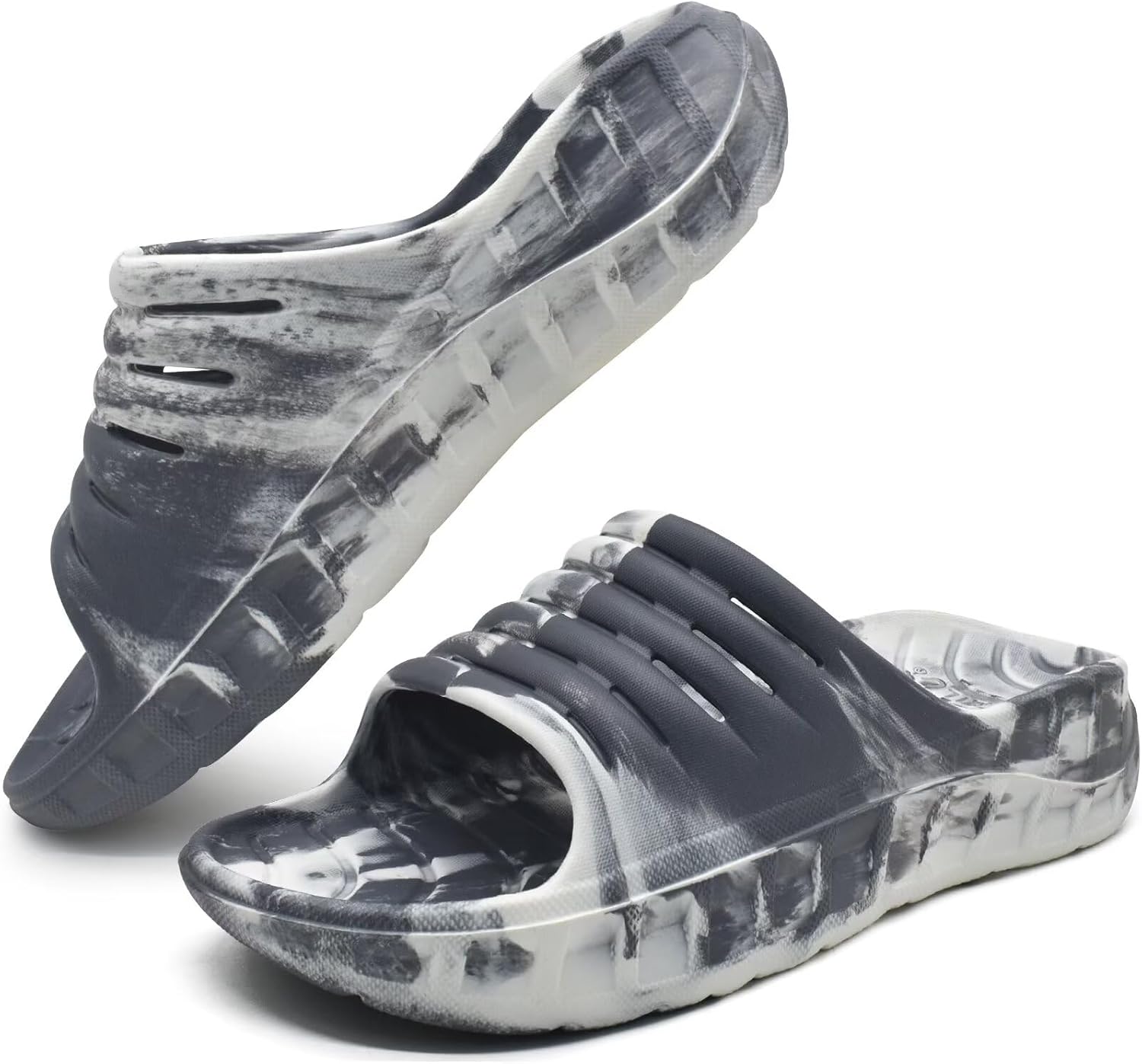 GPOS Mens Sport Recovery Sandals for Plantar Fasciitis Relief