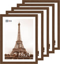VCK 18x24 Poster Frame 5 Pack Brown Wood Grain - Natural Look