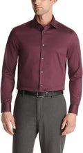 Men's Slim Fit Non Iron Stretch Dress Shirt - Solid Cotton Blend