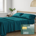 100% Organic Cotton Percale King Sheets - Cooling 4 PC Set