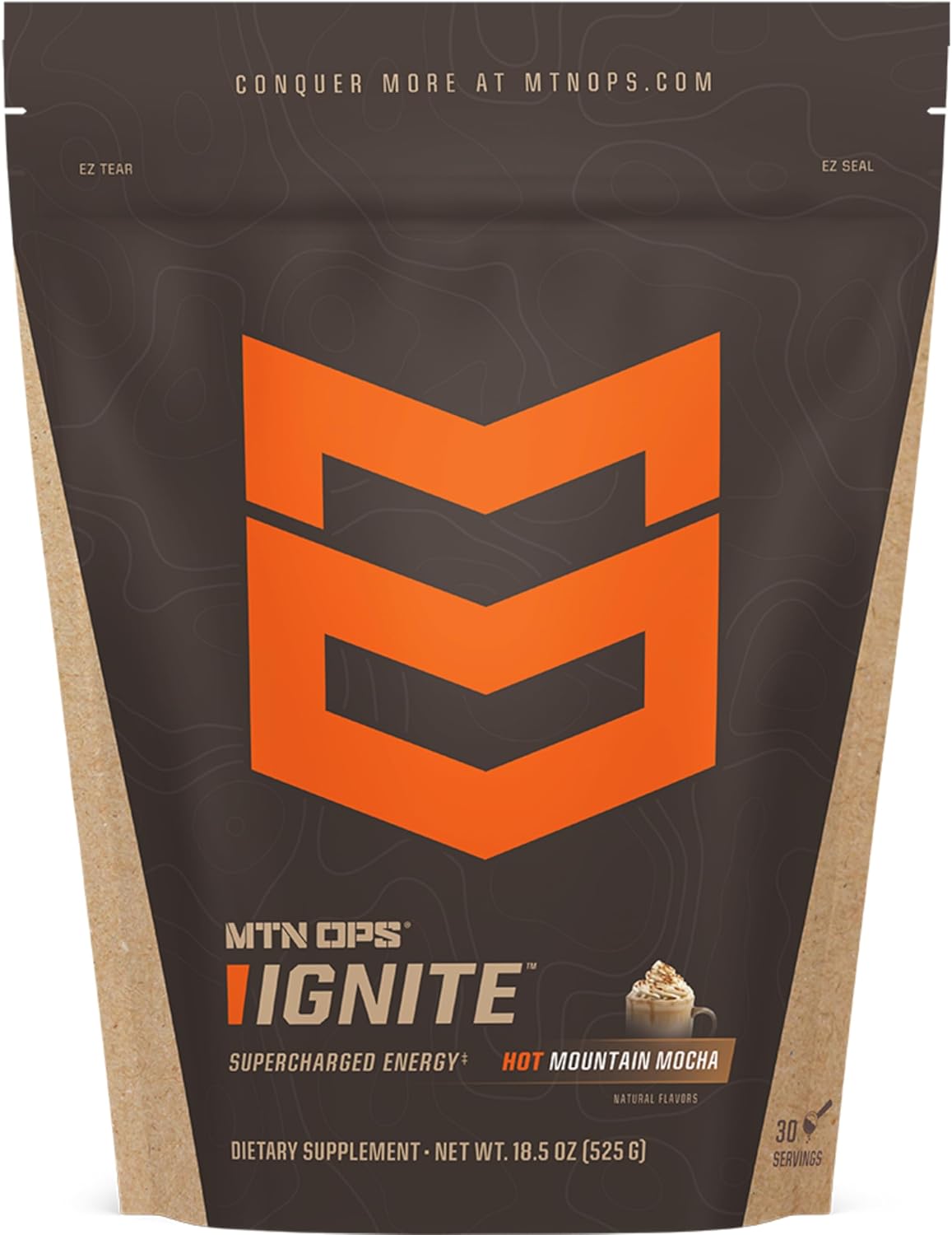 MTN OPS Hot Ignite Instant Coffee for Energy and Focus