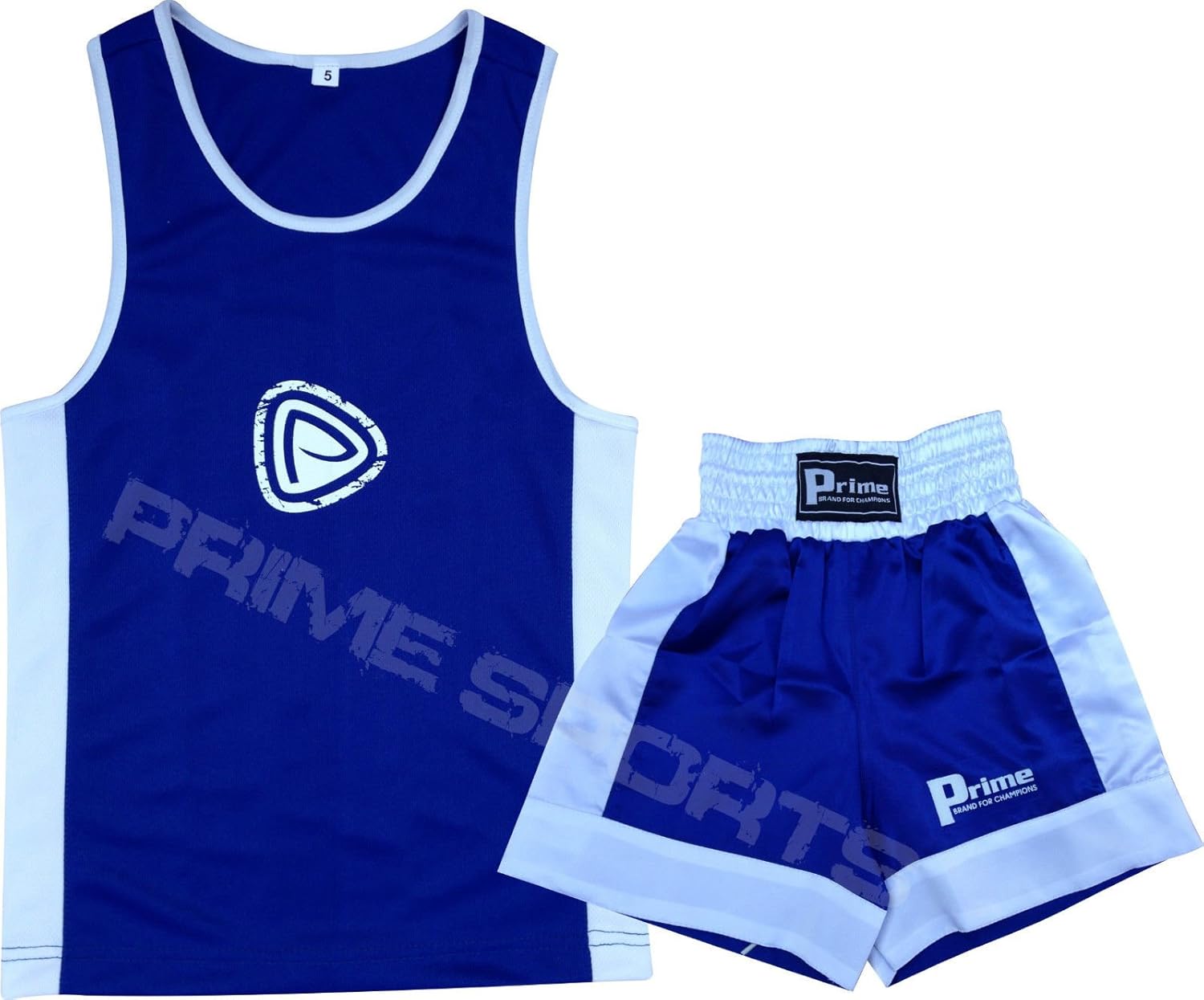 Kids Boxing Set: Satin Fabric Top & Shorts Set by Prime Sports