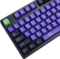 MOLGRIA Keycaps Purple and Black 128 Set Unit-01 Keycaps - Durable PBT