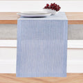 Solino Home Linen Table Runner 14 x 48 in Narrow Stripe - Classic