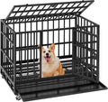 Indestructible 38 Inch Heavy Duty Dog Crate for Large Dogs