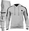 Men's Tracksuit 2 Piece Hoodie Athletic Jogging Sweatsuits for Men set