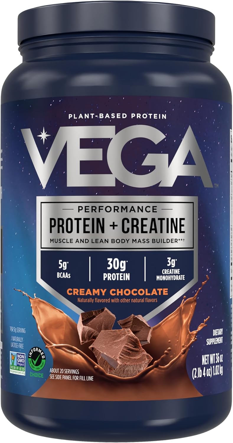Vega Protein + Creatine for Muscle Growth & Recovery Drink Mix