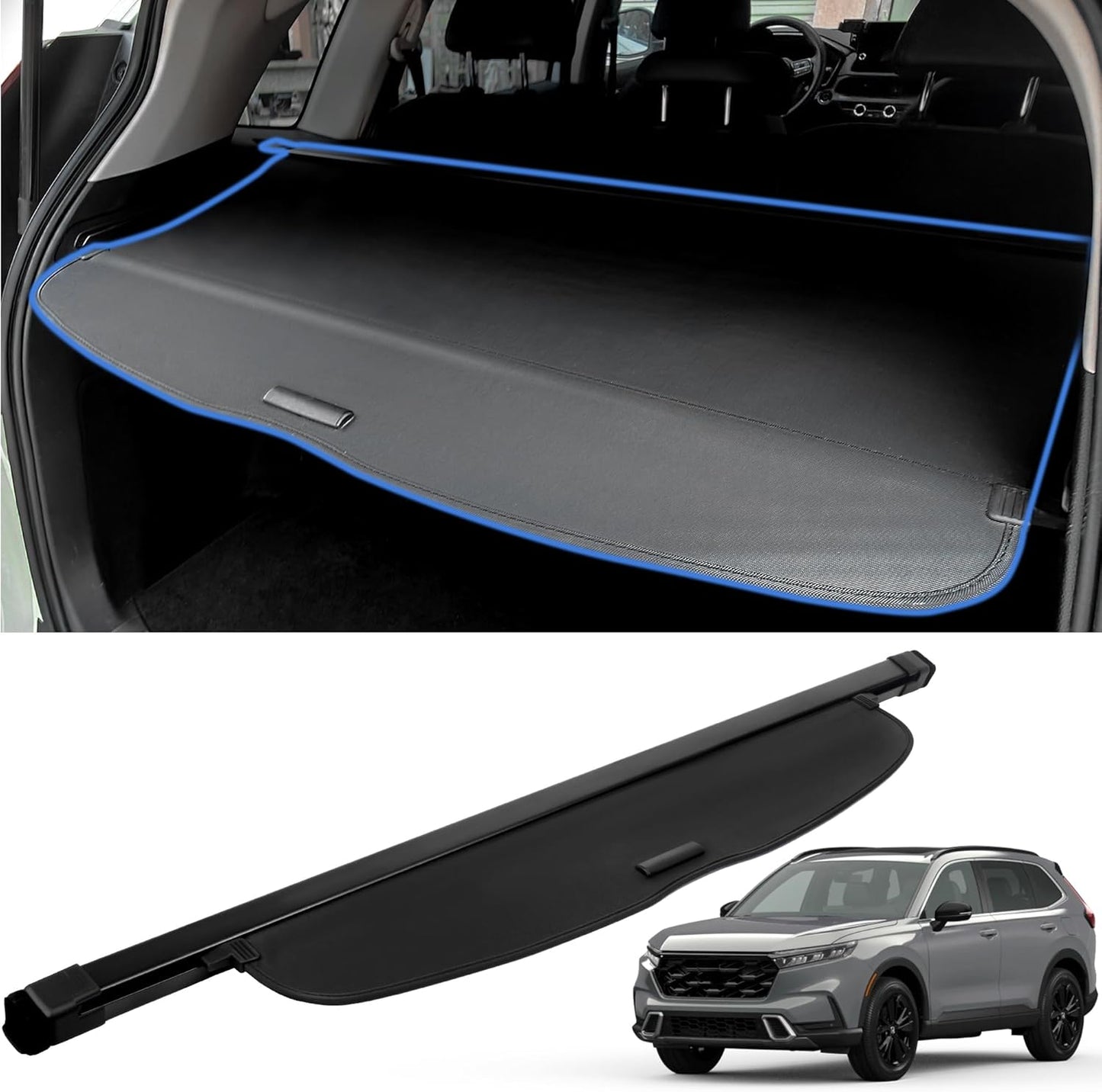 AUXKO Retractable Cargo Cover for Honda CRV 2023-2026 Models