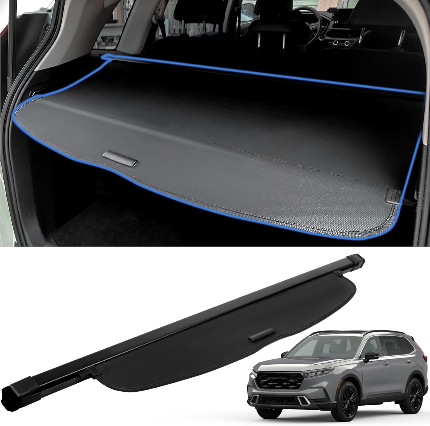 AUXKO Retractable Cargo Cover for Honda CRV 2023-2026 Models