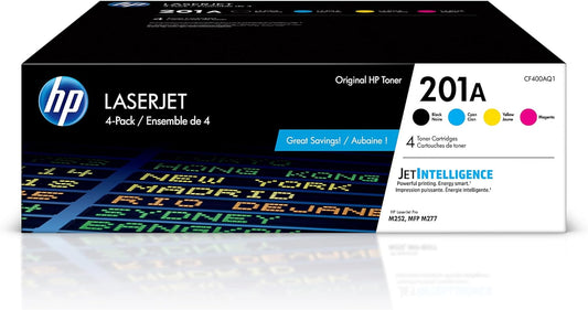 HP 201A Toner Cartridges 4-Pack for Color LaserJet Pro Series