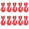 1/4ft G80 Clevis Grab Hook 10 Pack - Heavy Duty 3,300 lb Tow Hooks