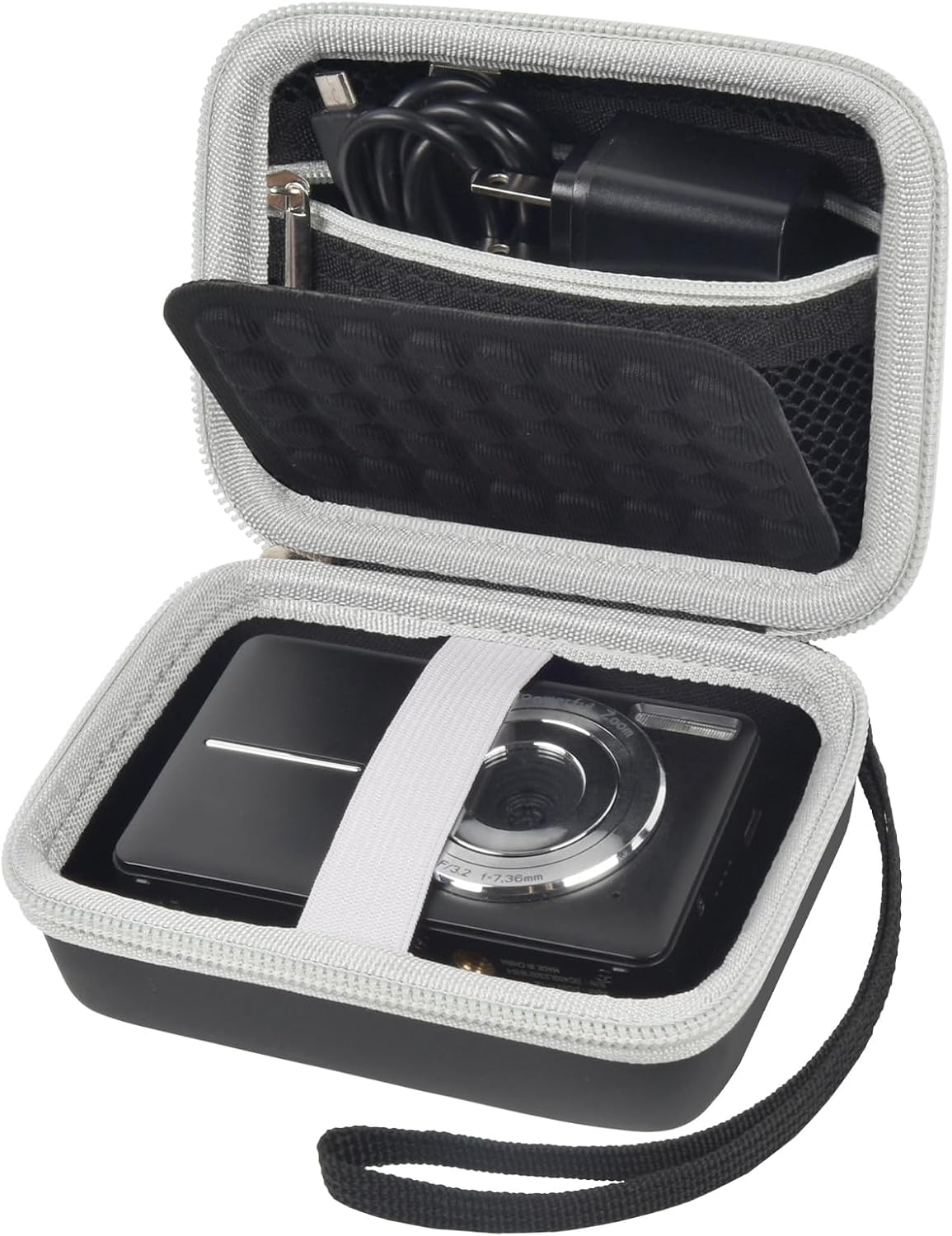 Travel-ready Camera Case for Multiple Brands - Black