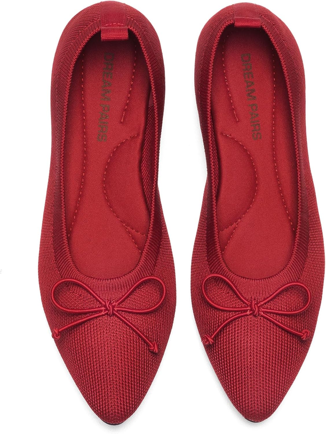 DREAM PAIRS Women's Ballet Knit Flats for Comfort and Style