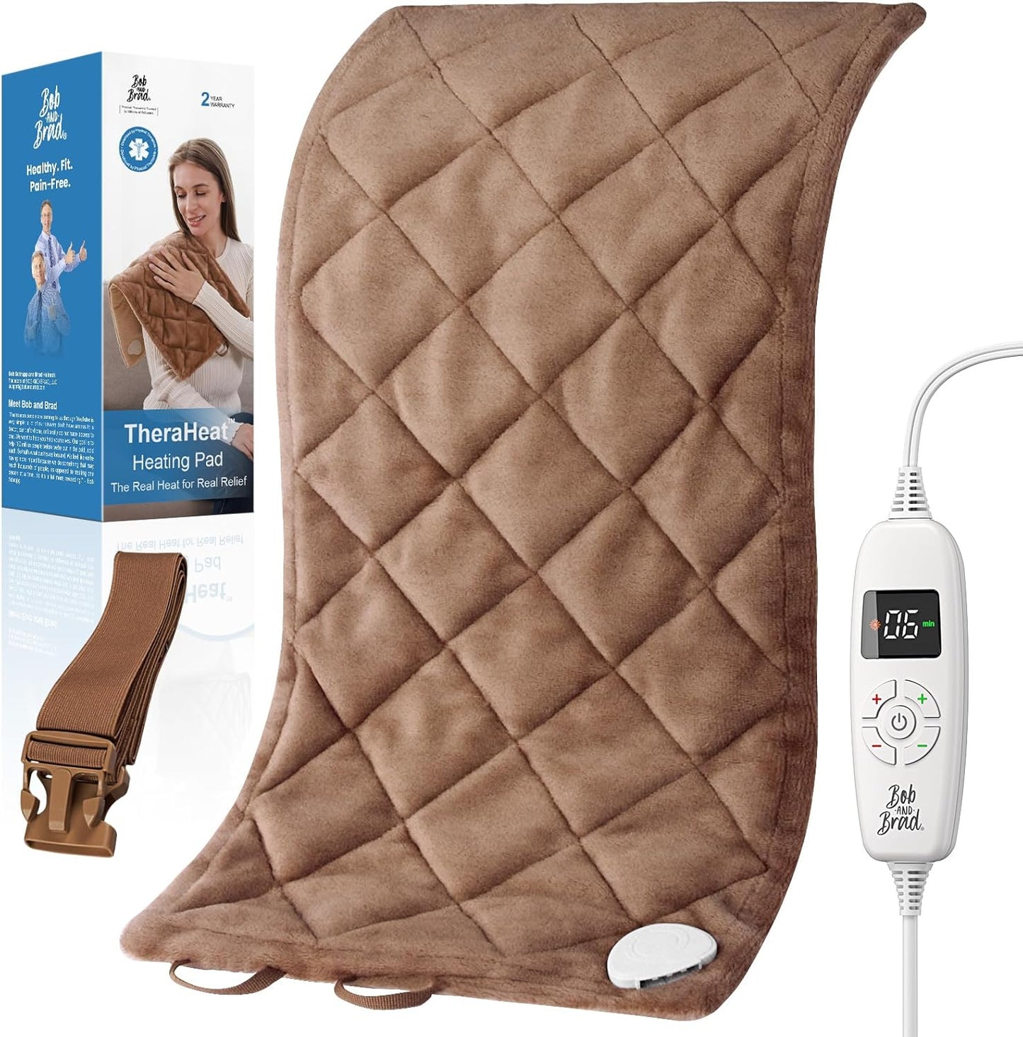 Weighted Heating Pad for Deep Muscle Pain Relief and Comfort