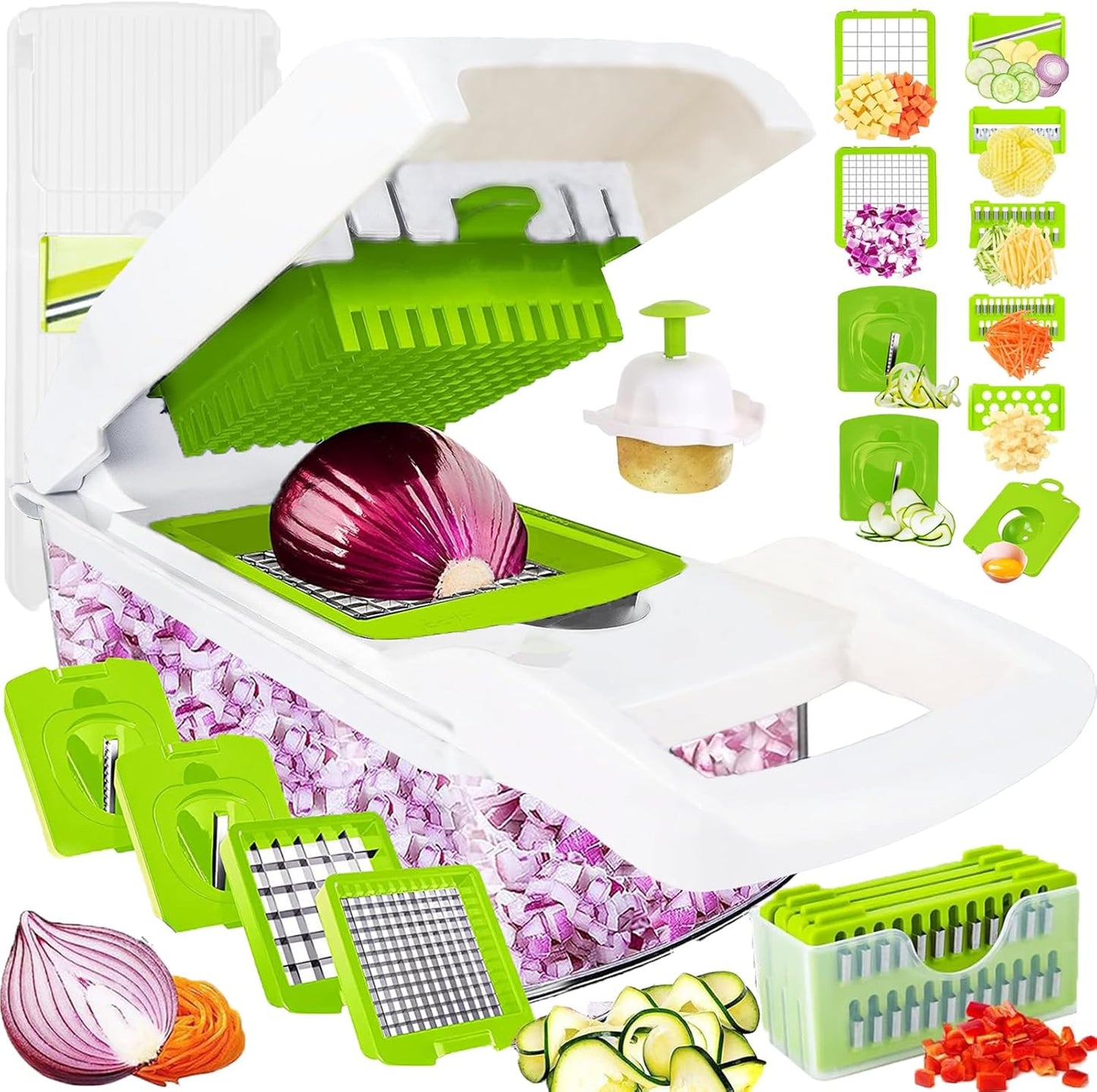 Pro-Series 20-in-1 Vegetable Chopper for Effortless Meal Prep