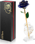 Gold Dipped Infinity Rose for Women (Blue) - Eternal Keepsake
