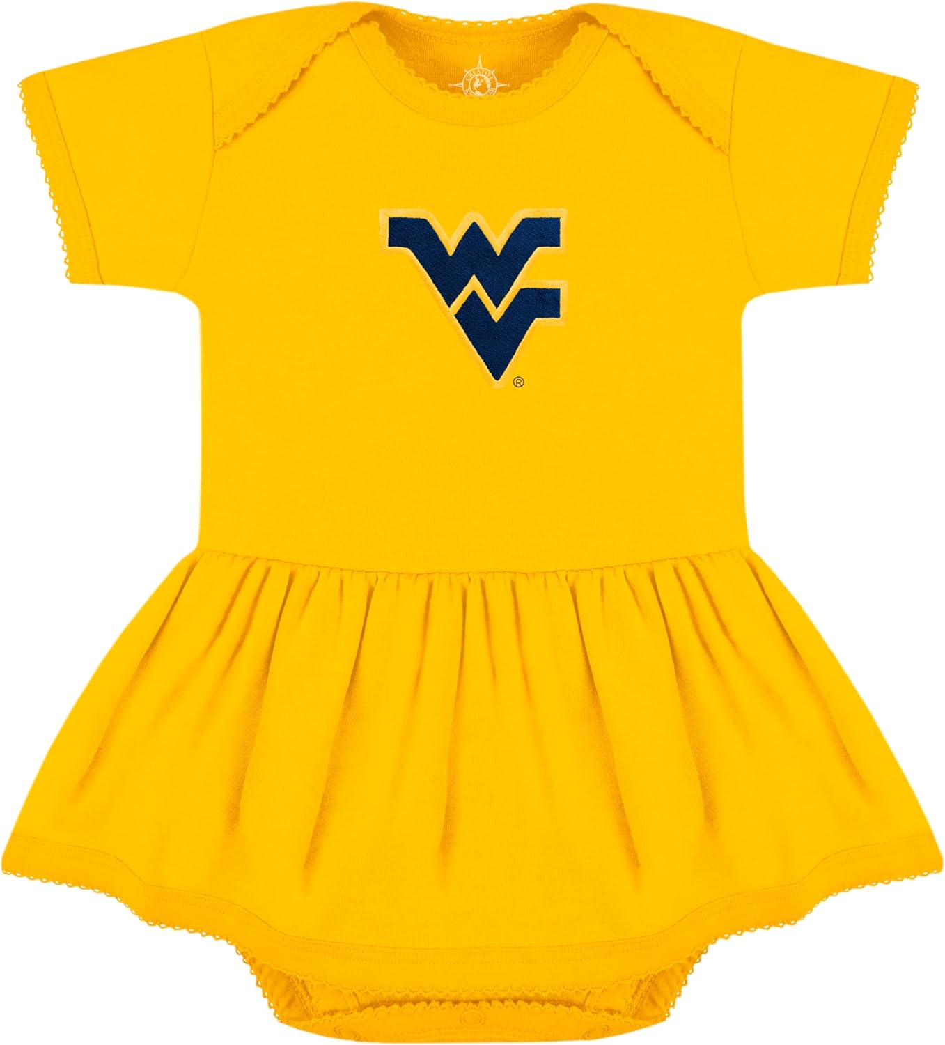 Creative Knitwear College Baby Picot Bodysuit Dress for Girls