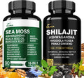 Shilajit 9000mg & Sea Moss 17500mg Vitality Bundle - Dual Support