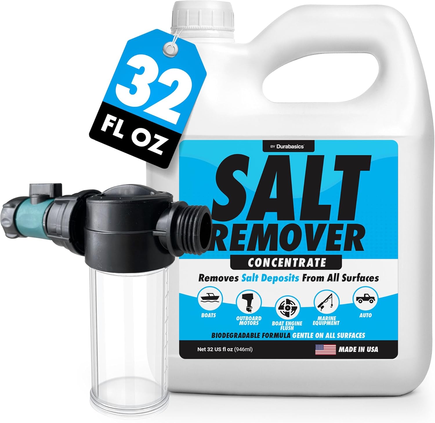 Durabasics Salt Remover Concentrate Kit for Marine Equipment