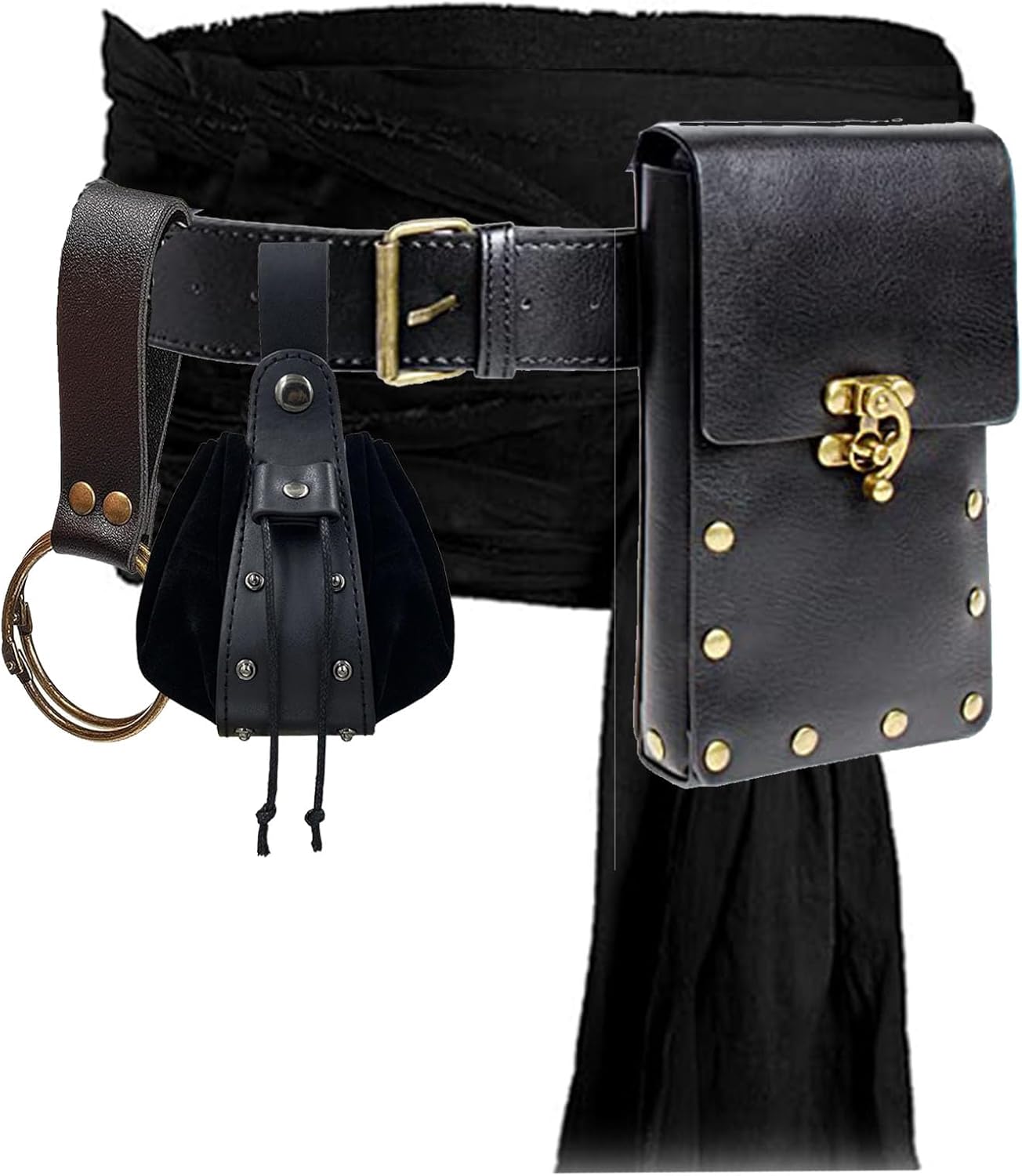 Renaissance Belt Pouch Coin Purse for Festivals and Daily Use
