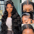 13x6 HD Lace Front Body Wave Wig Human Hair 34in - Natural Look