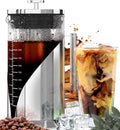 Cold Brew Coffee Maker 34oz Pitcher - Airtight Stainless Filter