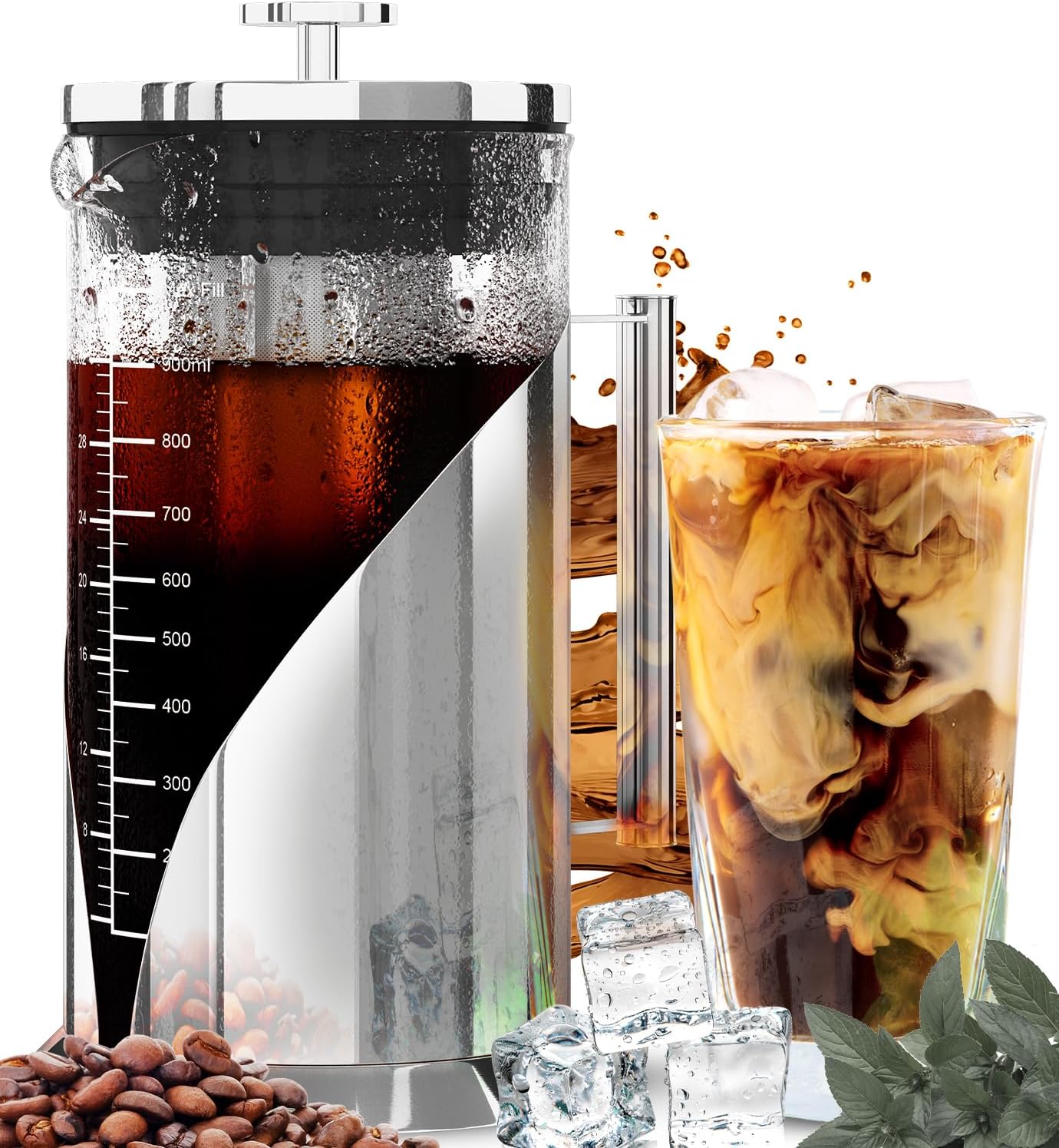 Cafe Du Chateau 34oz - Brew Perfect Iced Coffee & Tea!
