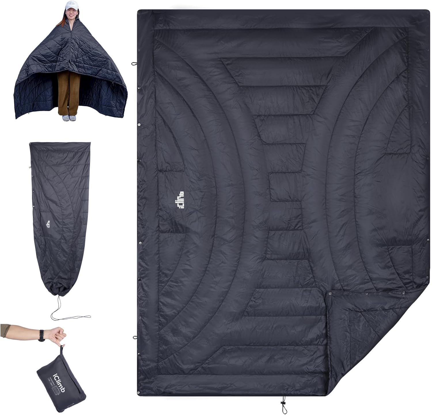 Ultralight Camping Blanket with 3M Thinsulate Insulation for Warmth