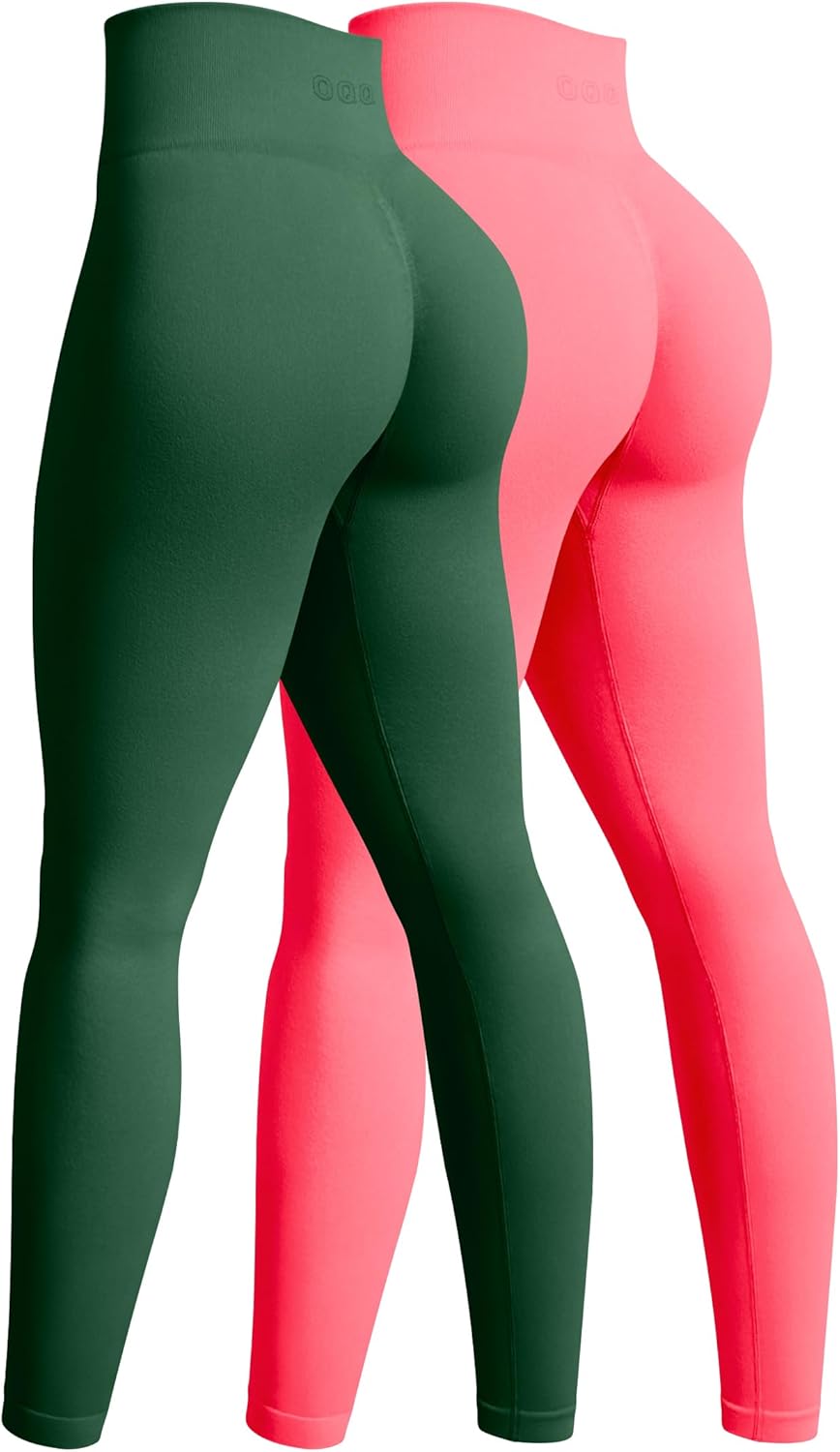 OQQ Women's High Waist Butt Lifting Yoga Leggings for Comfort