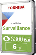 Toshiba 6TB Surveillance Hard Drive - Reliable CMR Technology