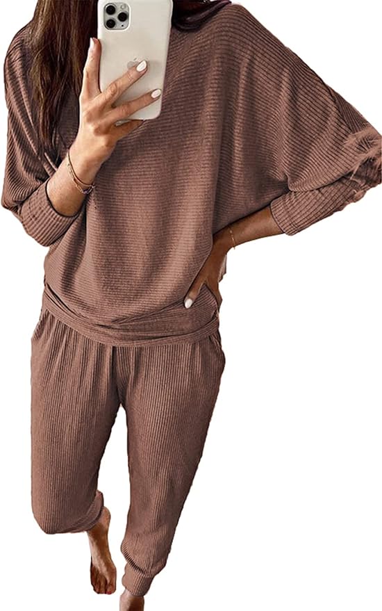 PRETTYGARDEN Women's Fashion Outfits 2 Piece Sweatsuit Set