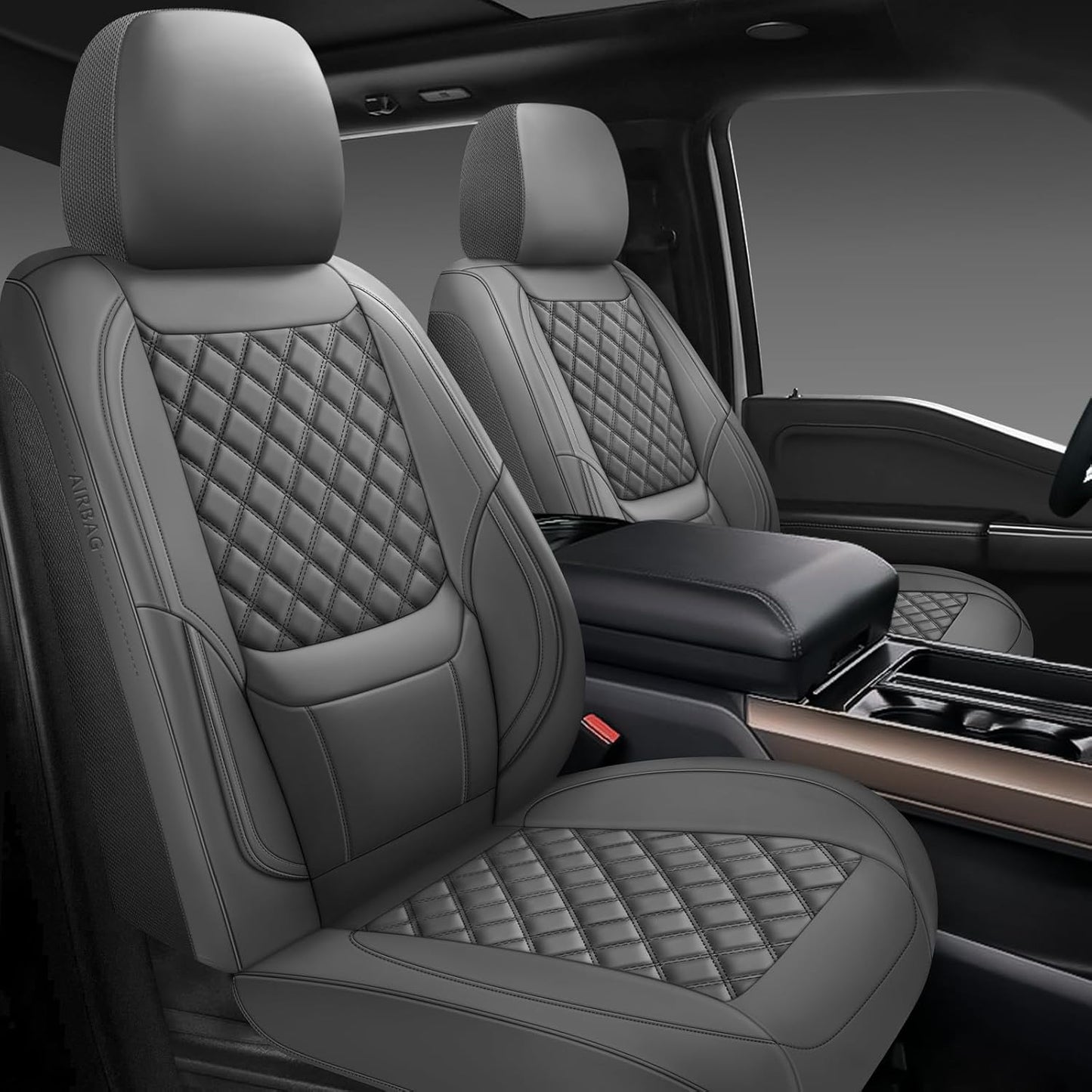 Car Seat Covers Full Set for Cars, SUVs, Trucks, and Sedans