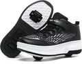 Wooowyet Roller Skate Shoes for Kids - Convertible Wheeled Sneakers do