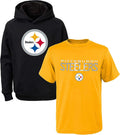 NFL Youth 8-20 Polyester Performance Hoodie & T-Shirt 2-Pack - Kids